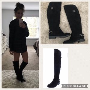 🍂Black OTK boots